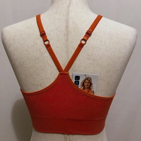 ASICS NWT Orange Sports Bra Women XS/S (32B/C) - Picture 5 of 12